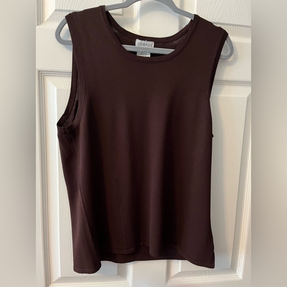 George Brown Tank Top Classic Knit - Picture 1 of 4